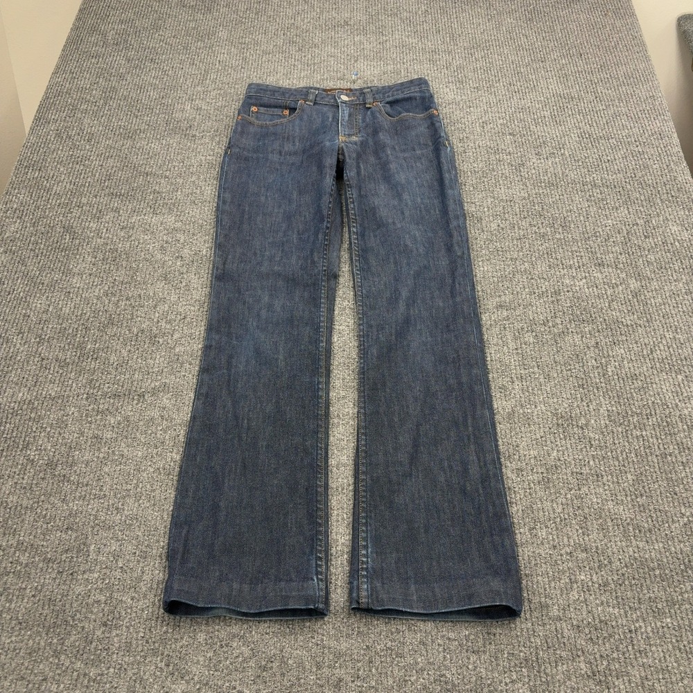 Banana Republic Jeans Womens 2 Long Blue Denim Stretch Bootcut Casual Classic